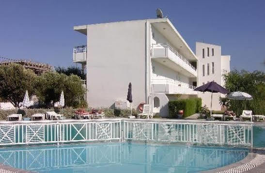 Alkmini Hotel Theológos Exterior foto